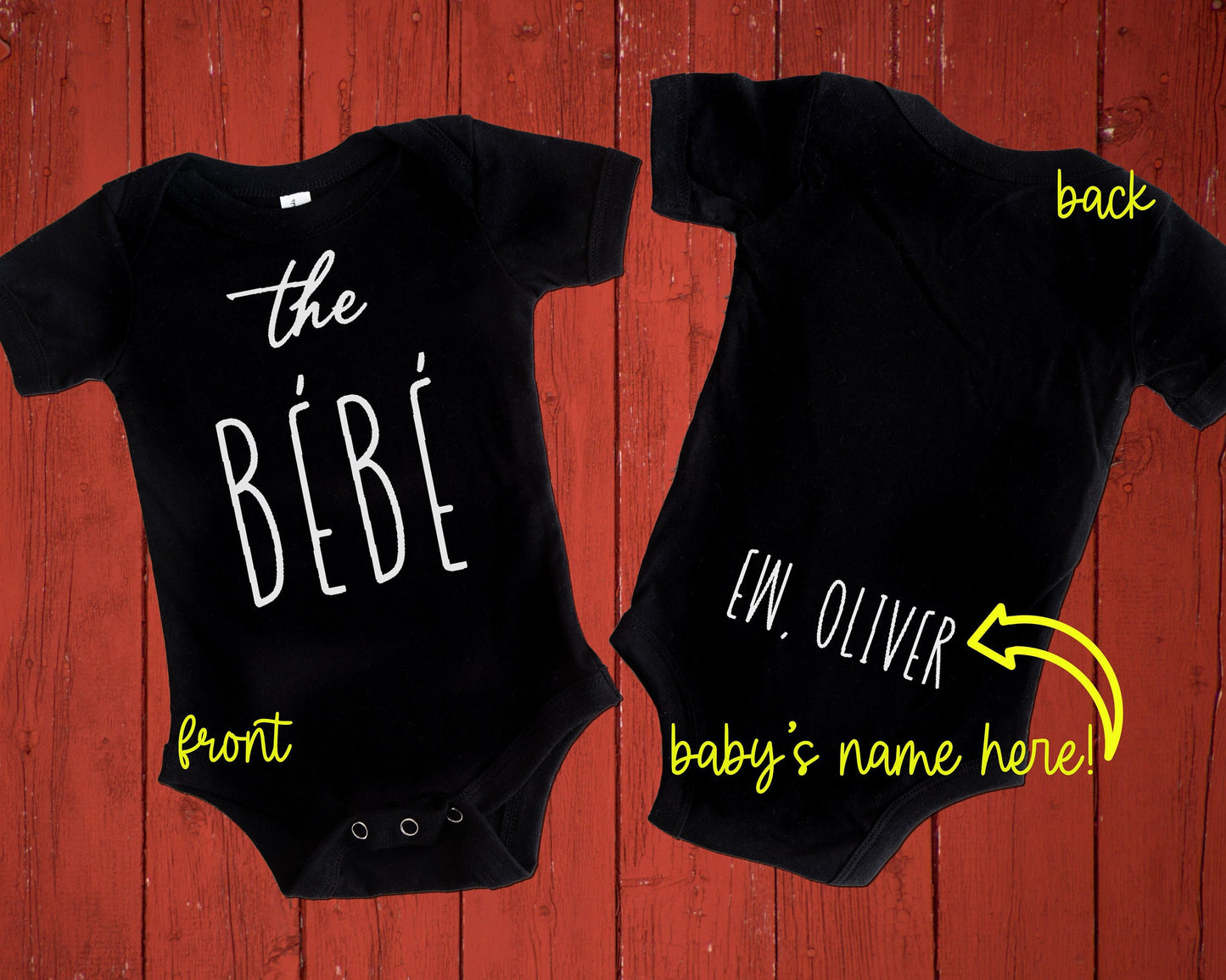CUSTOM The bebe Gerber ONESIE® brand baby shower gift Schitt's Creek Moira Rose bodysuit unisex | Ew, Baby's Name |