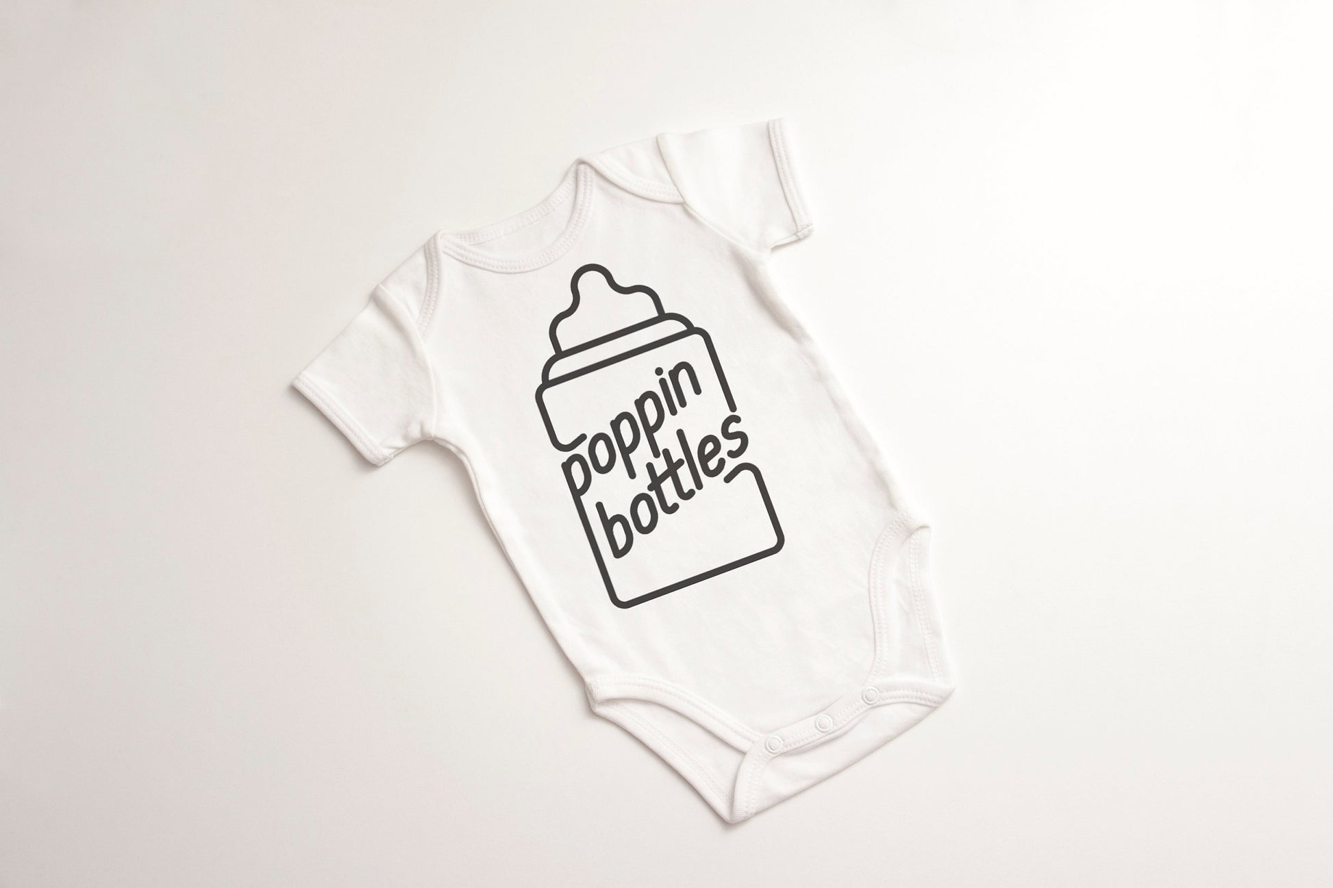Poppin Bottles Gerber ONESIE® brand unisex onesie 0-3, 6-9 & 3-6 months funny onesie popping bottles baby shower gift bodysuit