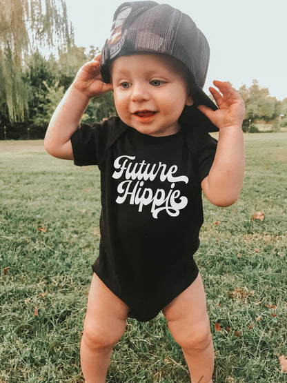 Future Hippie | Gerber onesie ® 0-3, 6-9, 3-6 months baby Funny Cute Baby Shower Gift Bodysuit