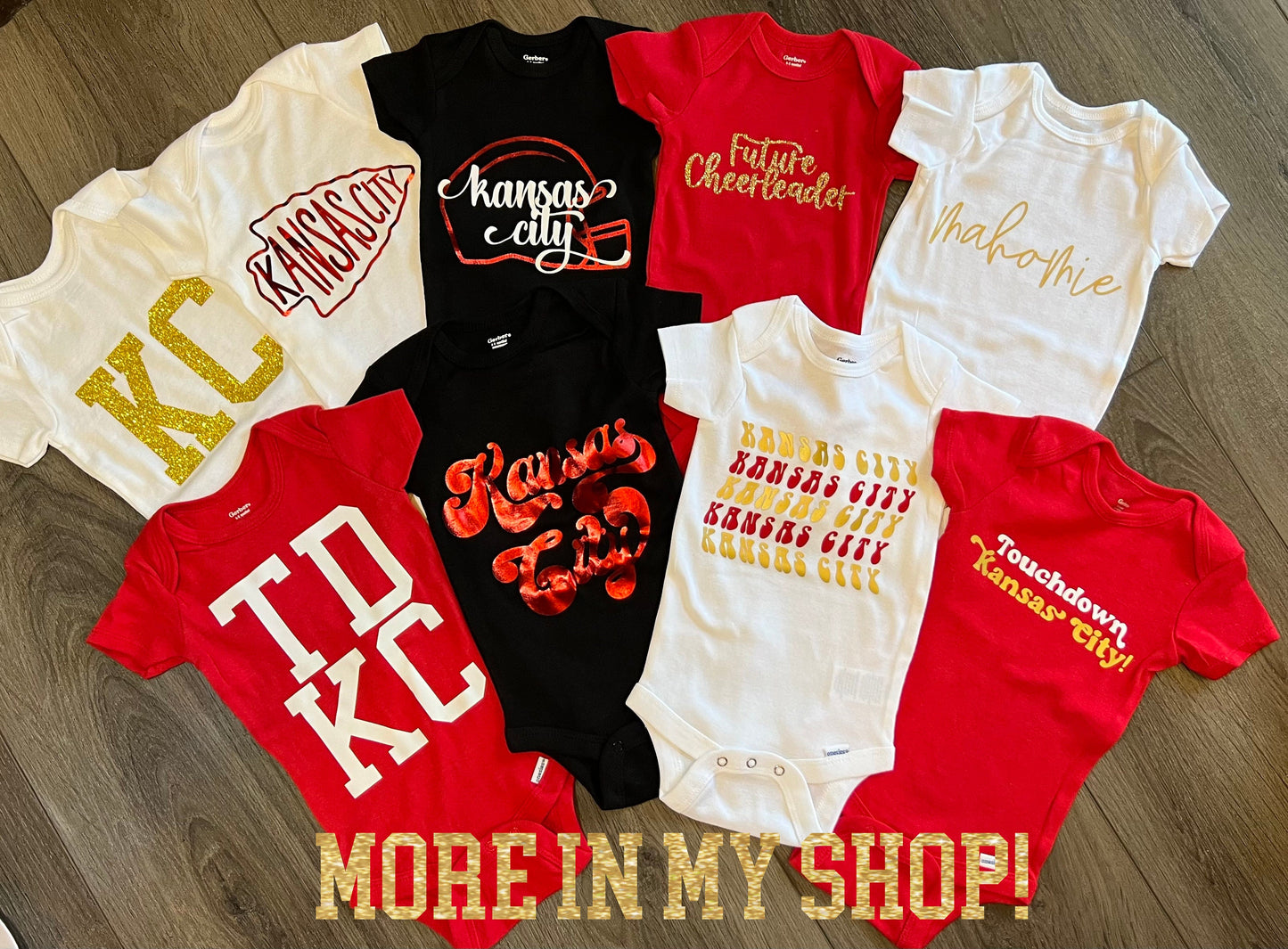 Retro Kansas City Gerber ONESIE® brand unisex baby infant bodysuit | Made here in KC!