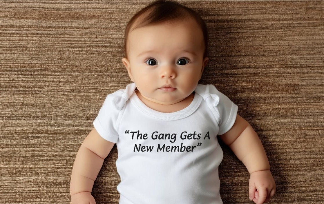 Always Sunny in Philadelphia Unisex ONESIE® brand the gang gets a new member sunny gift funny baby shower 0-3 3-6 & 6-9 months bodysuit