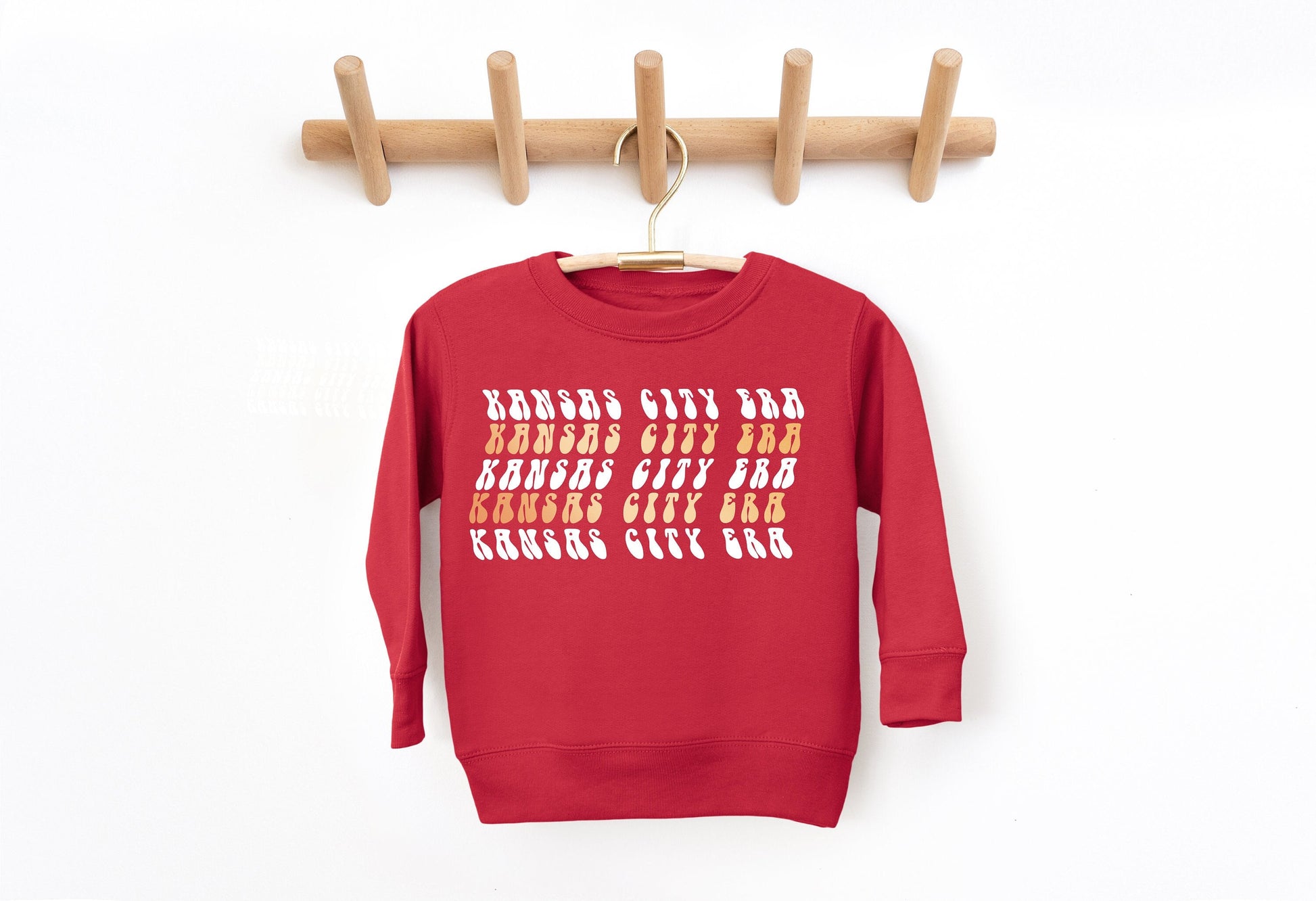MADE IN KC Toddler I'm in my Kansas City Era | Arrowhead Red Sweatshirt Long & Short Sleeve T-Shirt | Perfect for Game Day! | Soft!