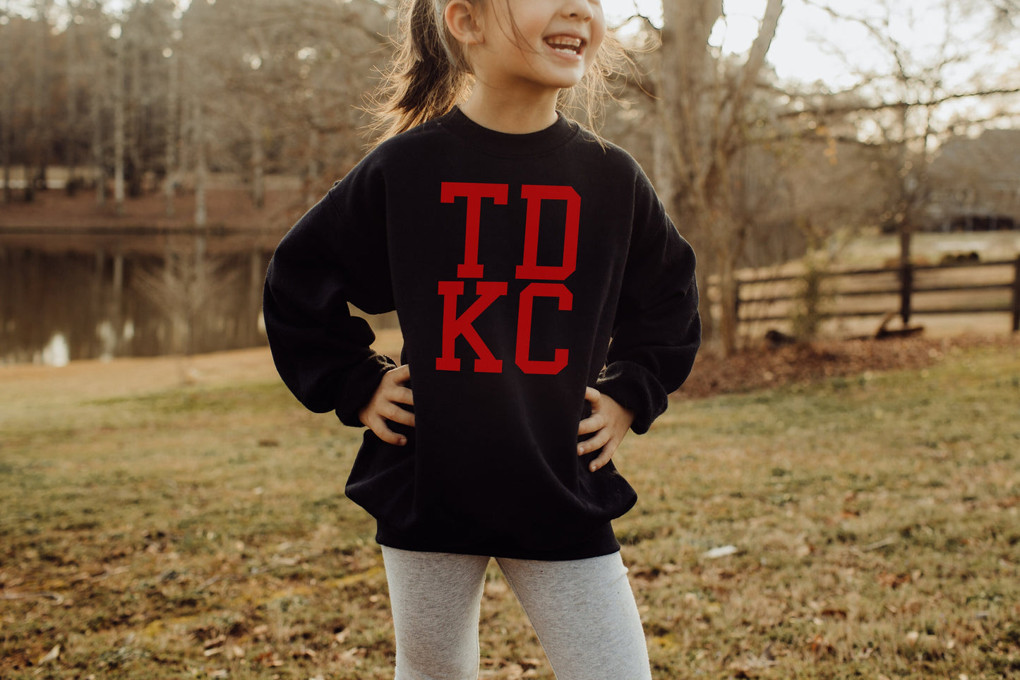 MADE In KC TDKC Kansas City Toddler Tee | Perfect for Game Day! | Super Soft! Red Black White Sweatshirt Long & Short Sleeve T-Shirt T td kc