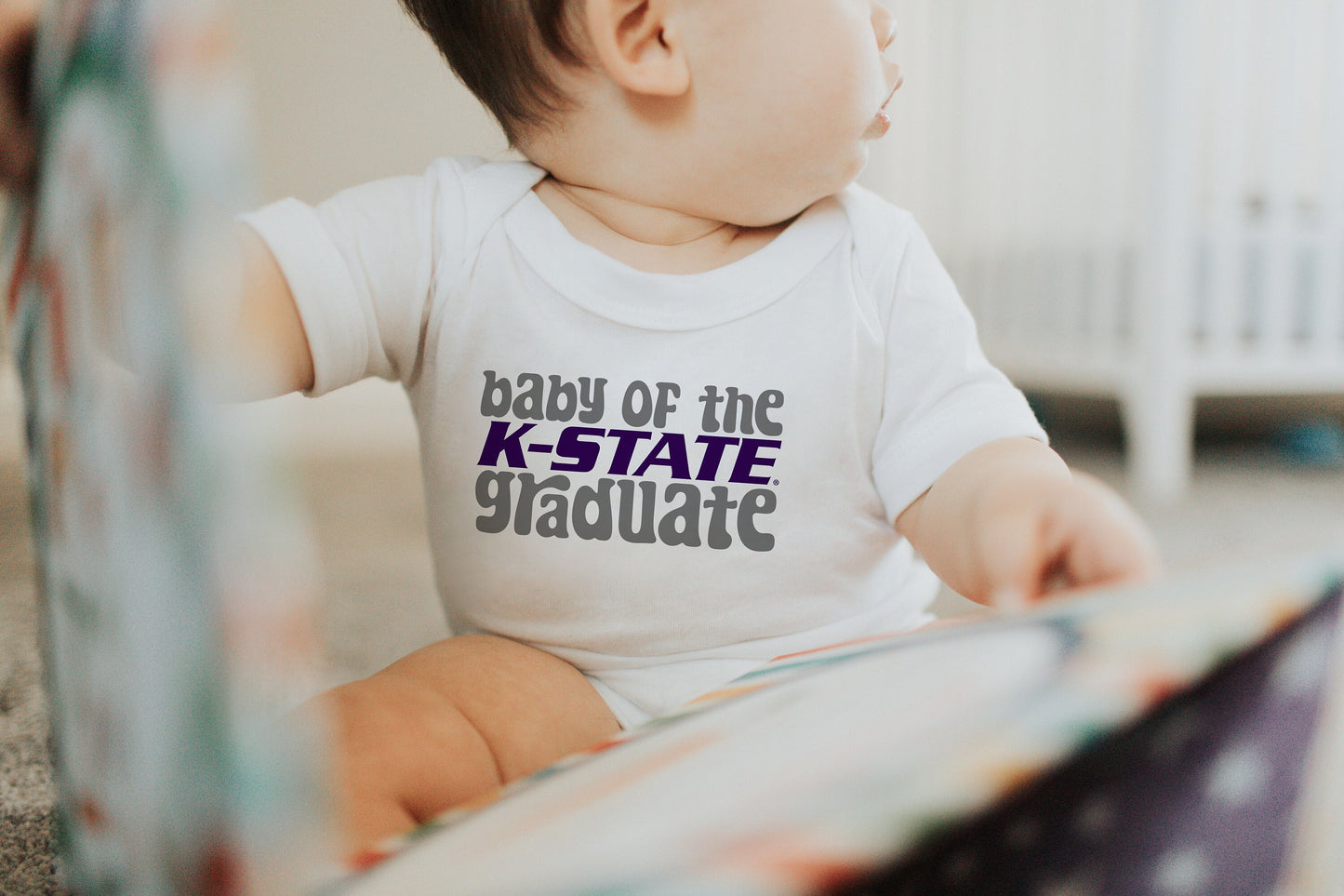 Nephew of the K-State ® Graduate | Gerber ONESIE® Brand | Soft! | KSU Wildcats | Kansas State | Licensed KState | Infant