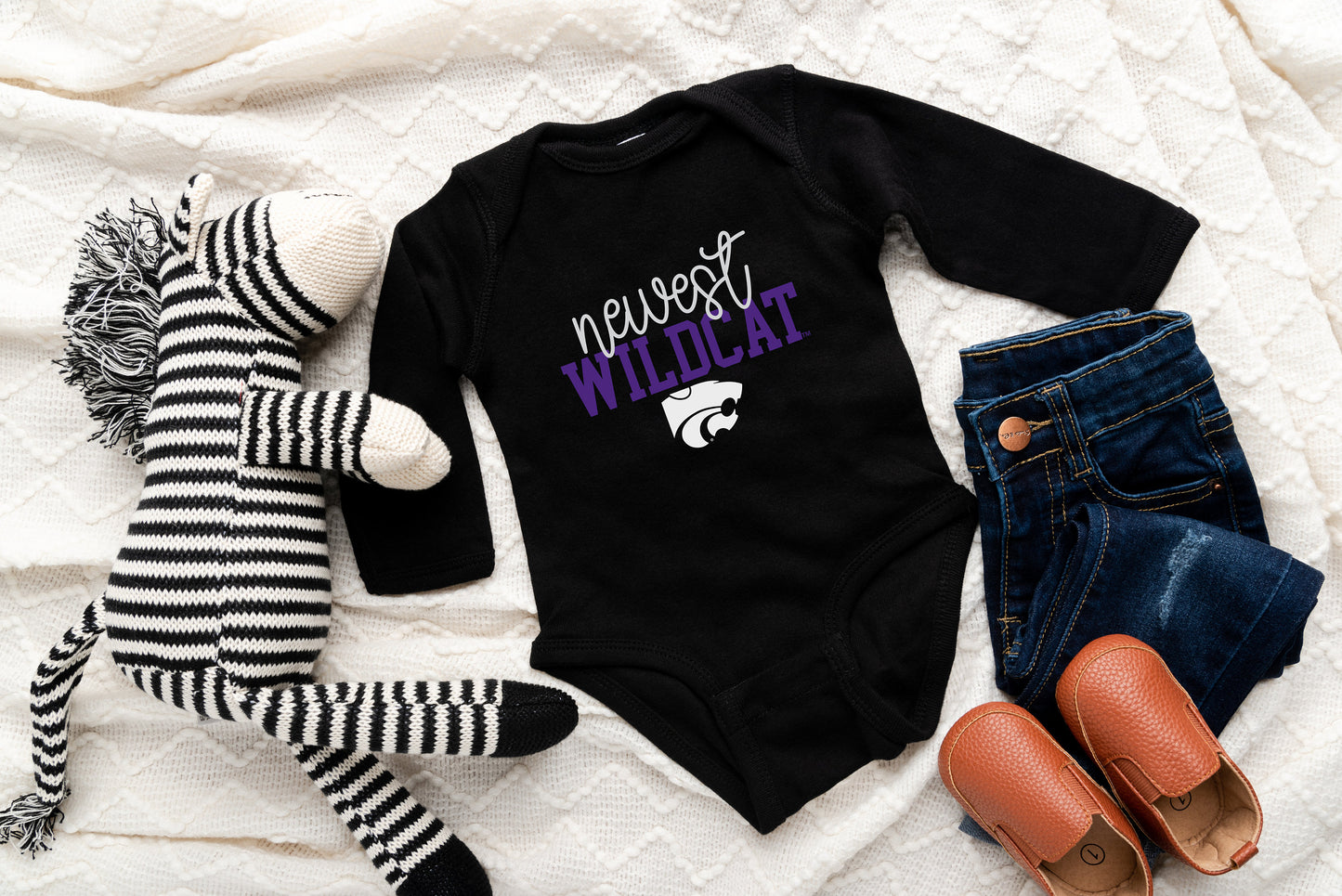 Newest Wildcat K-State ® Gerber ONESIE® Brand | Soft! | KSU Wildcats | Kansas State | Licensed KState | Infant