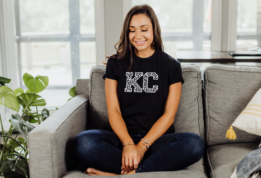 T-Shirt | Pick Design Color Kansas City Leopard / Cheetah