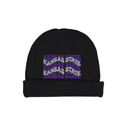 Licensed KSU Baby Beanie | Retro Wavy