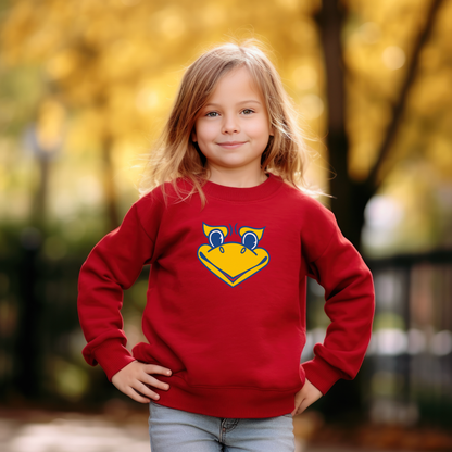 Jayhawk Face KU® Terry Fleece