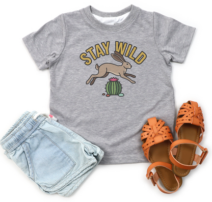 Stay Wild Bunny Melange Tee