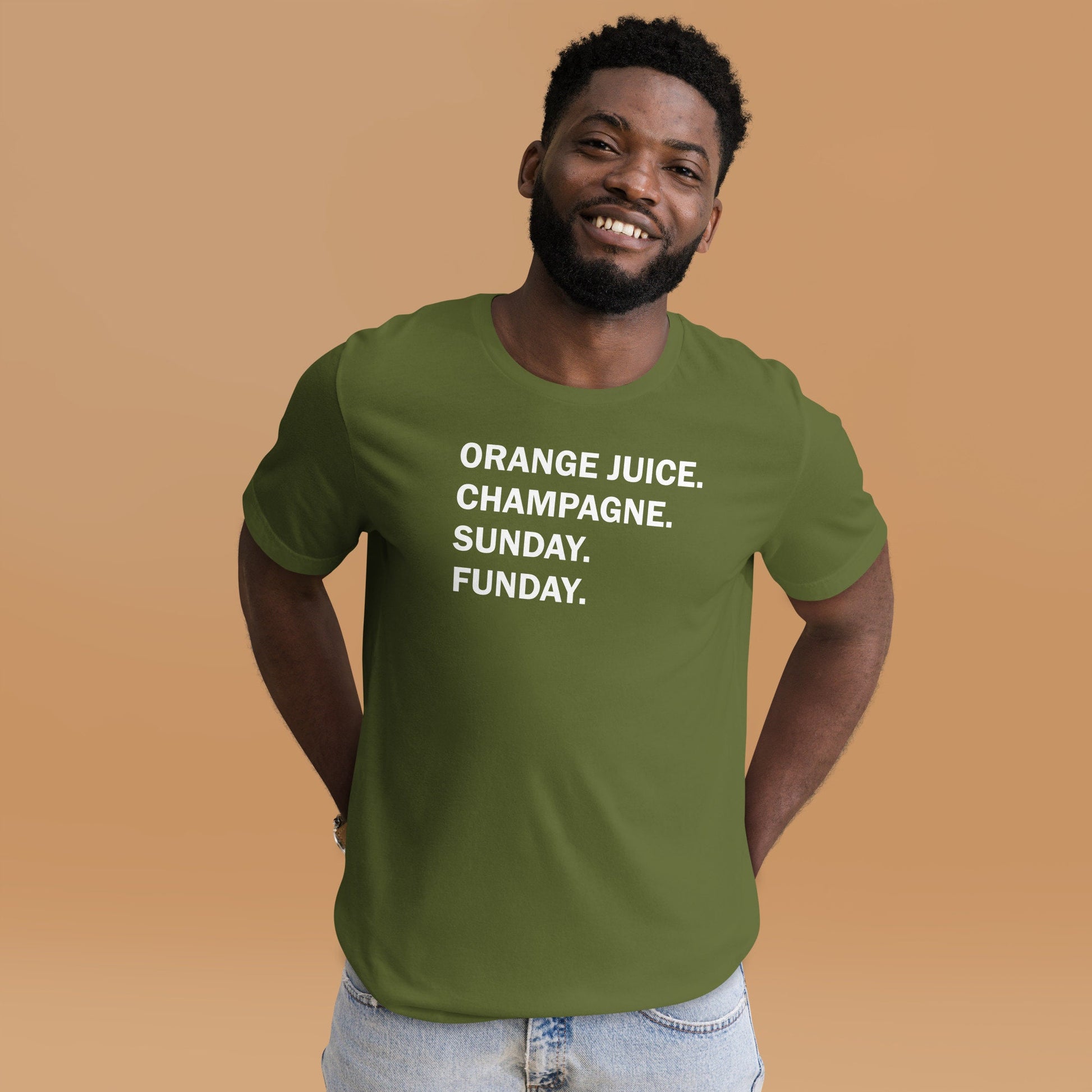 Orange Juice | Champagne | Sunday | Funday | Mimosa | Brunch | Funny T-Shirt TShirt