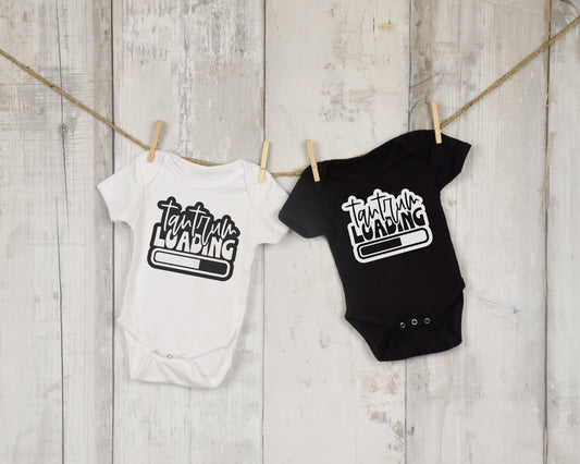 Tantrum Loading | Retro | Vintage | unisex Gerber ONESIE® brand 0-3, 6-9 & 3-6 months funny onesie baby shower hospital gift bodysuit